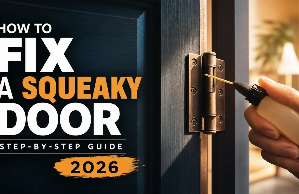 How to Fix a Squeaky Door in 2026: A Beginner’s Step-by-Step Guide