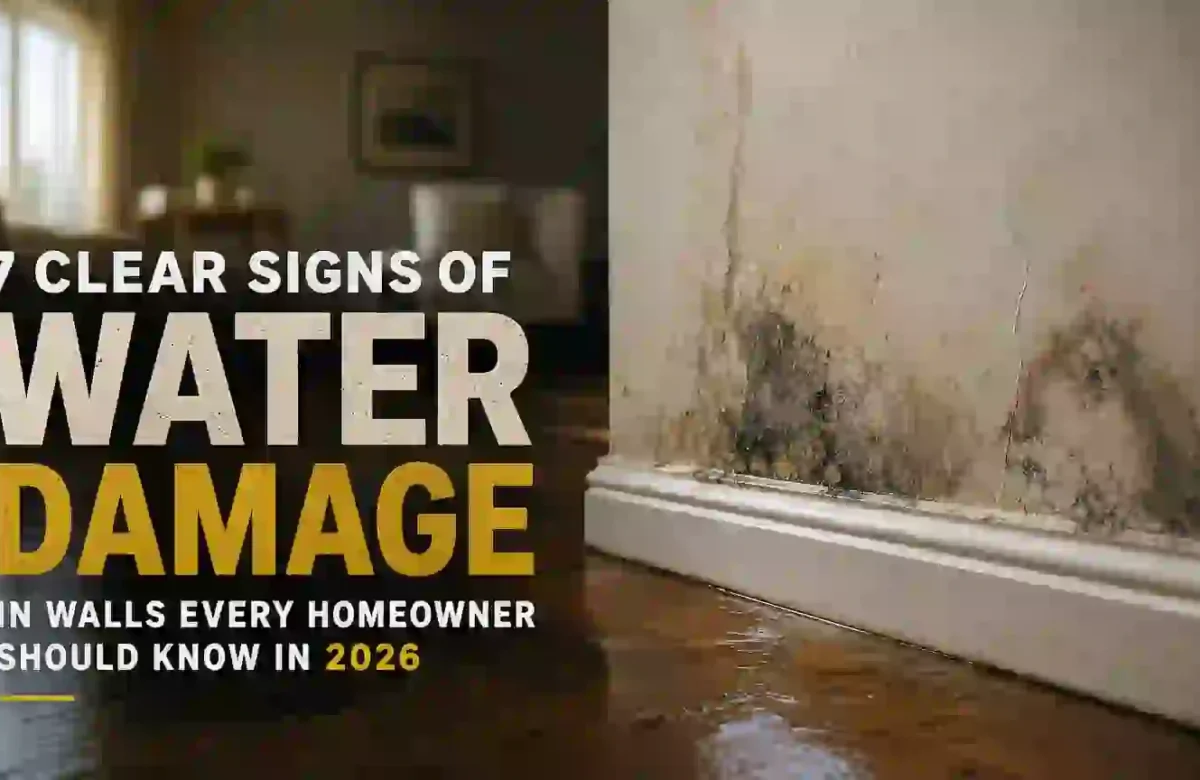 7 Clear Signs of Water Damage in Walls Every Homeowner Should Know in 2026