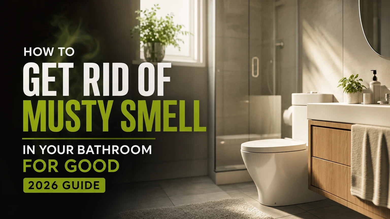 How to Get Rid of the Musty Smell in Your Bathroom for Good